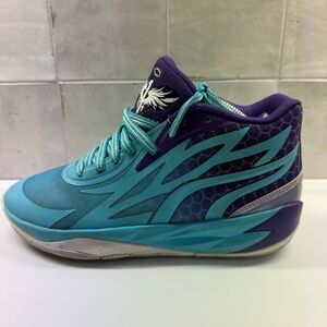 Puma LaMelo Ball MB.02 Queen City Fade Teal/Purple Basketball Shoe 379780-01 Sz6